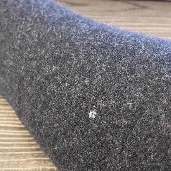 Eileen Fisher Gray Open Front Cardgian Size S Small Wool Cashmere - Picture 9 of 9